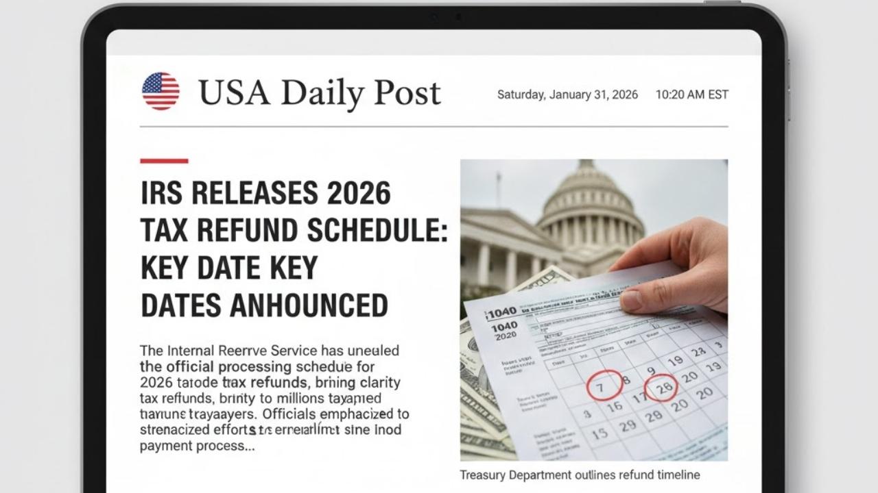 2026 IRS Tax Refund Schedule: Estimated Payment Dates & Direct Deposit Timeline