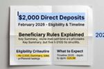 $2000 Direct Deposit February 2026: Eligibility, Timeline & Beneficiary Rules