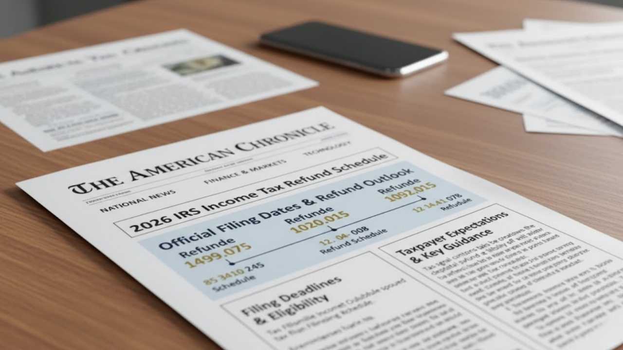 2026 IRS Tax Refund Schedule: Filing Dates, Refund Outlook & Payment Timeline