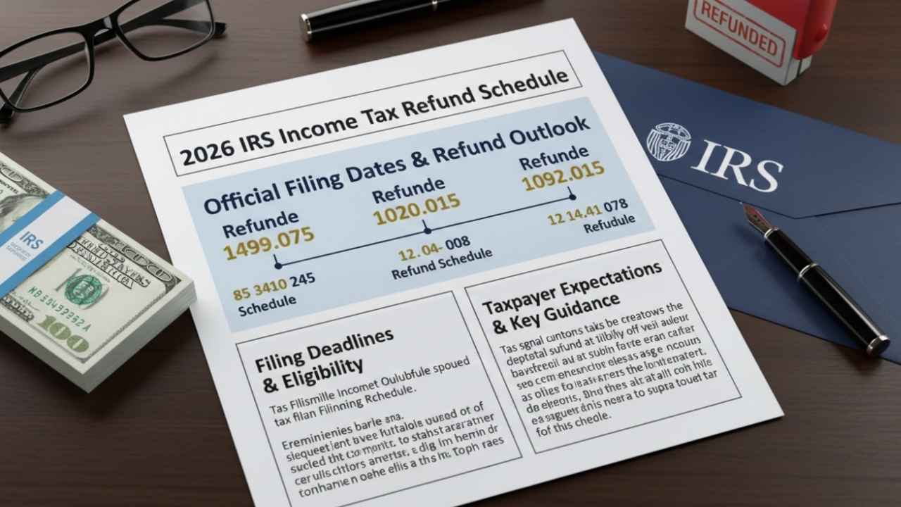 2026 IRS Tax Refund Schedule: Filing Dates, Direct Deposit Timeline & Outlook