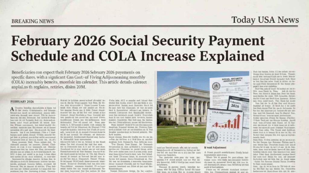 February 2026 Social Security Payments & COLA Increase Guide Explained