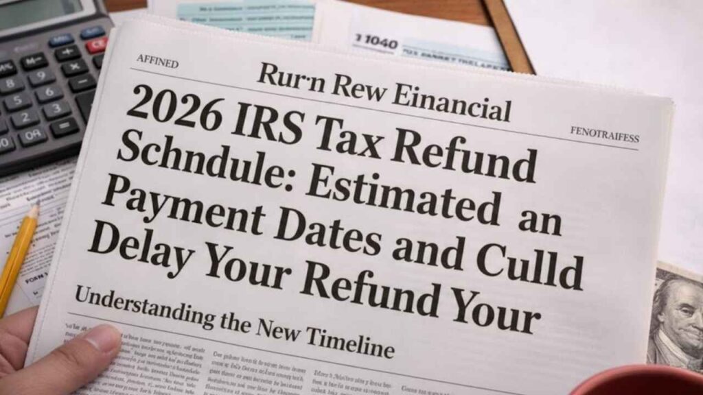 IRS Tax Refund Deposit Schedule 2026: Dates & Expected Refund Amounts Explained