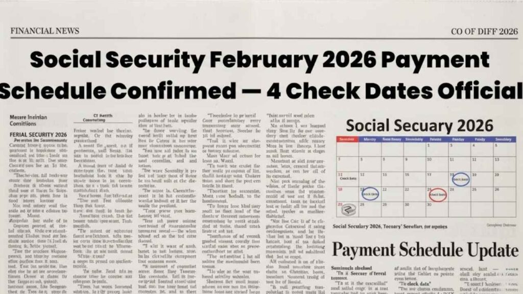 Social Security February 2026 Payments: Official Schedule with 4 Check Dates